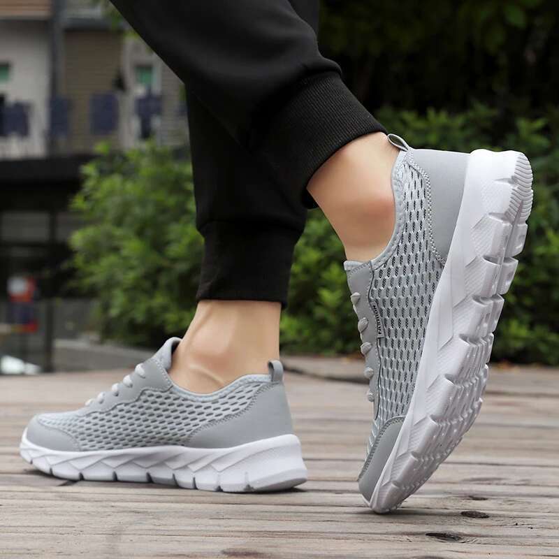 Summer Sneakers Fashion Breathable Casual Flat Outdoor Non-Slip Walking Men Shoes Tennis atos Hombres