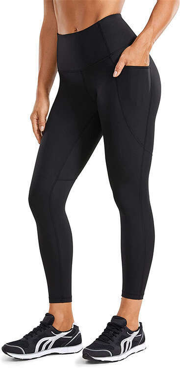 Women Yoga Pants Fitness Women S With Phone Pockets Elastic High Waisted Pants Spliced Hip Lifting And Tight Yoga Pants