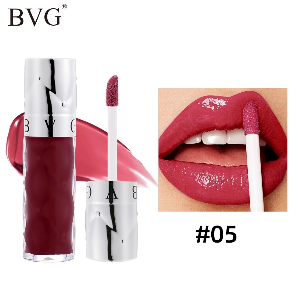 Moisturizing glass lip gloss set, lip gloss, mirror finish lipstick, non stick, non fading cup