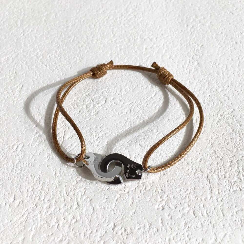 DH High Edition Gift Weaving Stretch Adjustable Men's and Women's Colored Wax Handcuffs Bracelet Non Fading Anti Sensitive Hand Rope