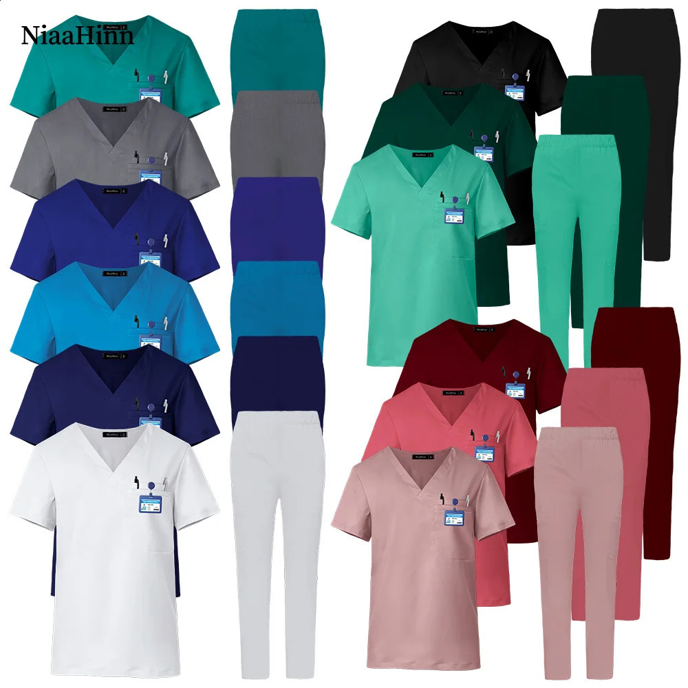 Home>Products> Scrubbers> Scrubber Sets>Hospital Nurse Uniforms Health Services Beauty Spa Dental Work Clothes 250326