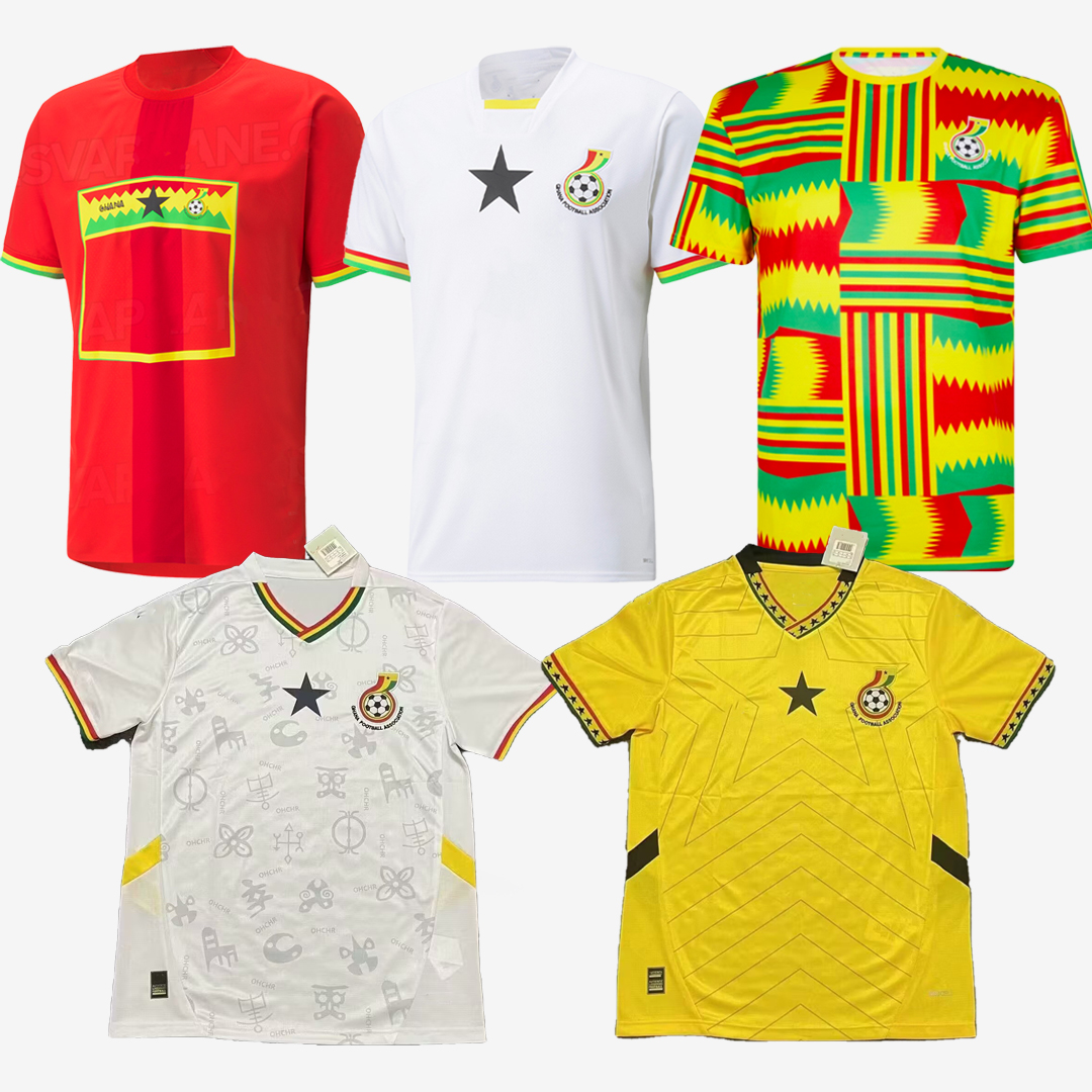 2024 2025 2026 Ghana Soccer Jerseys THOMAS national team uniform J.AYEW WILLIAMS KYEREH SULEMANA retro vest uniform Football Shirt T 20 21 22 23 24 fans player version