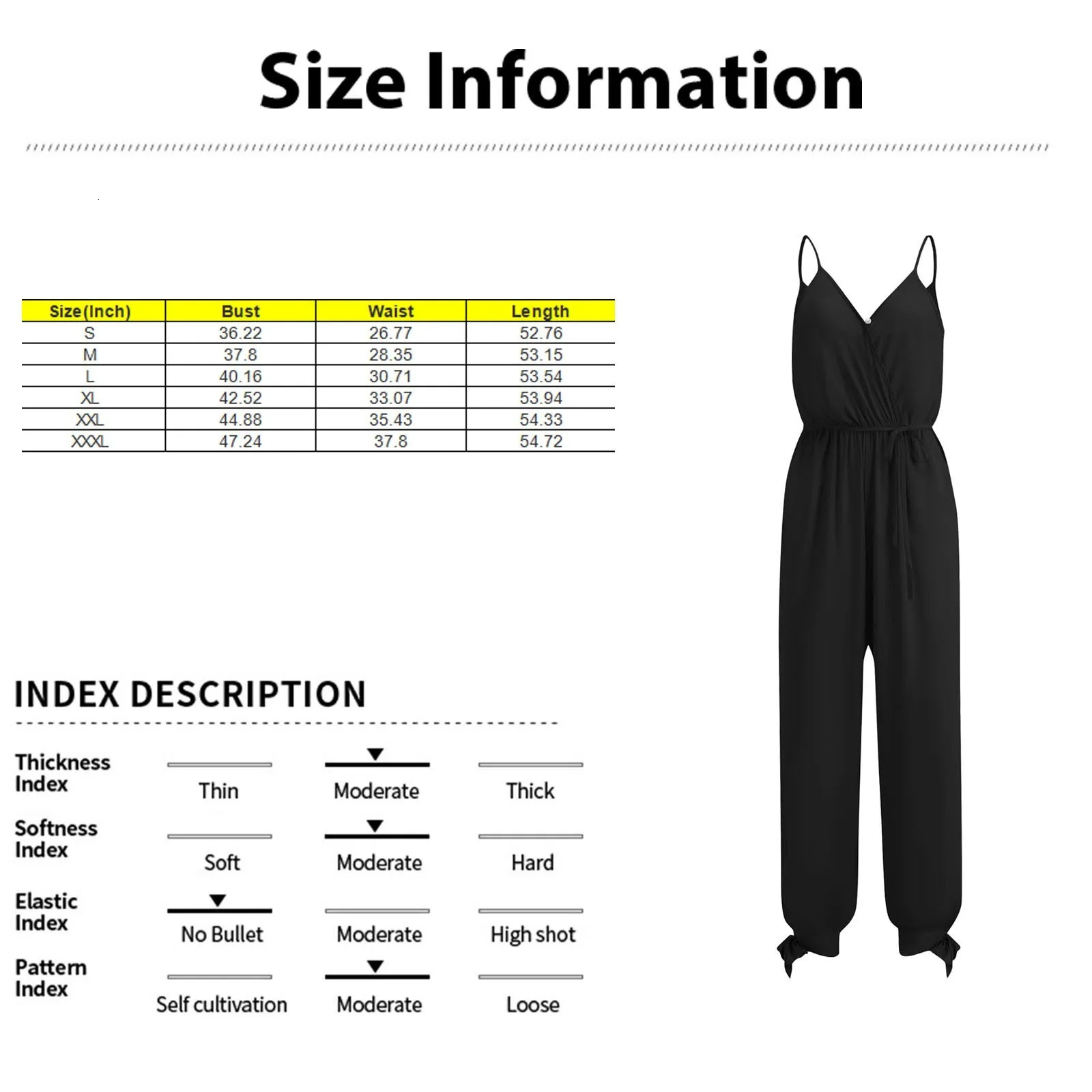 Womens jumpsuit summer casual sleeveless womens loose deep Vspaghetti shoulder strap 250326