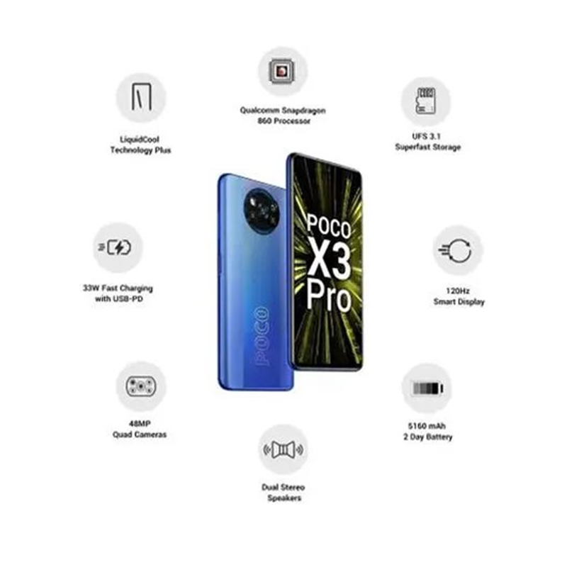 Xiaomi POCO X3 Pro Global Version Smartphone with Snapdragon 860 Processor