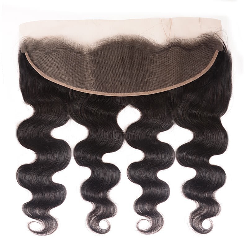 Brazilian 13*4 Frontal Lace Body Wave Human Hair To Ear