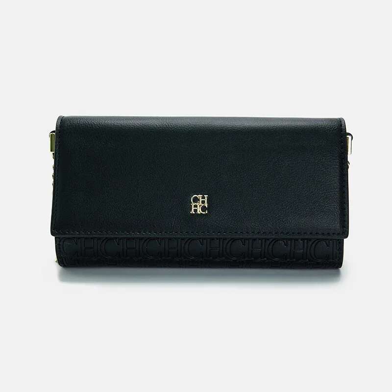 Ch High Quality Fashion Pure Colour Ladies Senior Sense Shoulder Bag Letter Print Design Temperament