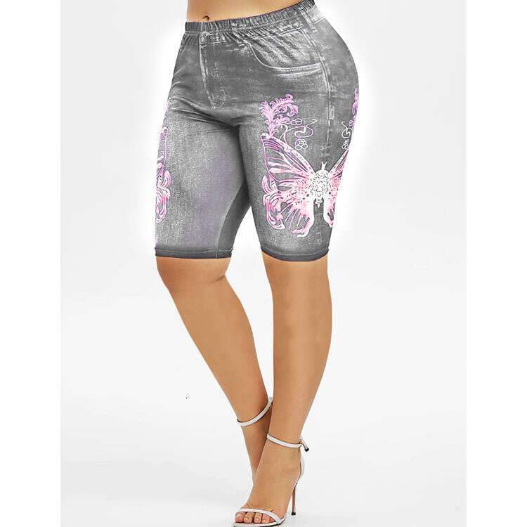 Women Yoga Pants New Women S Fitness Yoga Exercise Base Five Part Printed Pants Slim Fit And Slimming Version