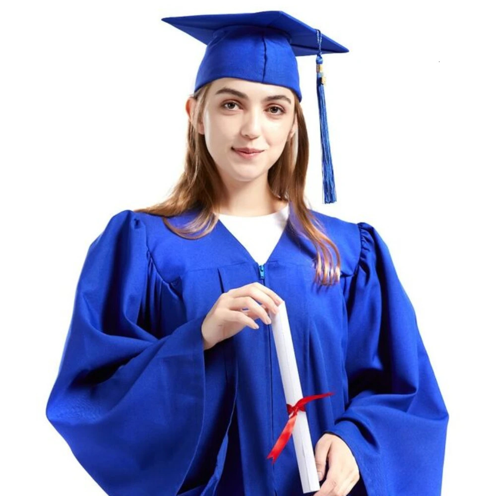 Graduate cap and gown college high school charm coeducational graduate ball uniform set 250326