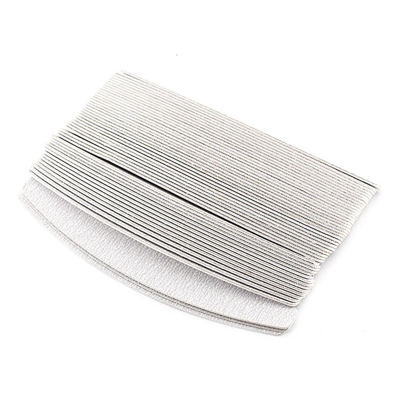 50Pcs/Lot Replaceable Nail File Strong Sandpaper Pedicure Limes Professional Removalble Pads With Metal Board For Manicure Tools 250324