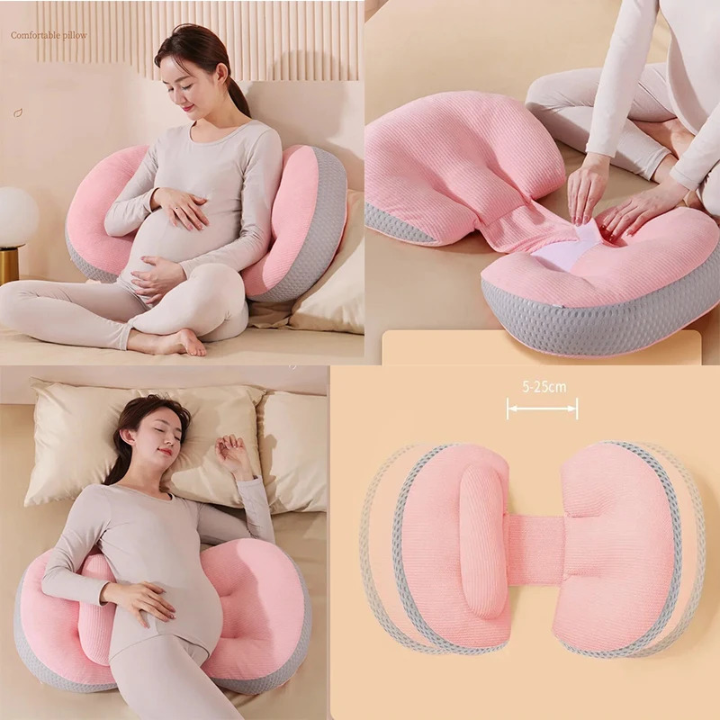 Pregnant Women Lumbar Pillow Four Seasons Universal Waist Support and Protection Side Sleep U-shaped Cushion Pregnancy Pillow 250326