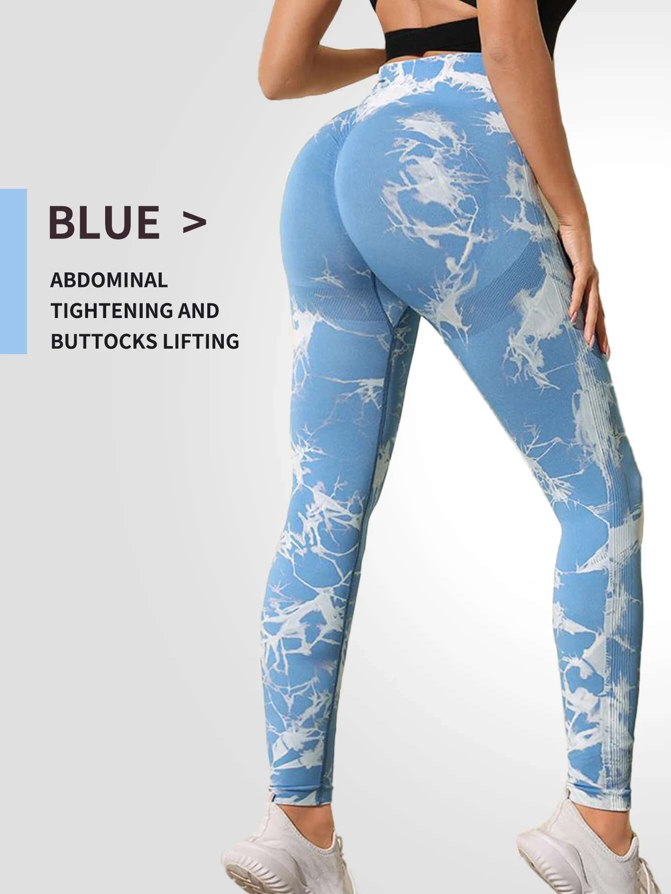 Tie Dye Yoga Pants Sport Leggings Women Seamless High Waist Push Up Woman Tights Fiess Workout Leggins Gym Clothing 2024 New