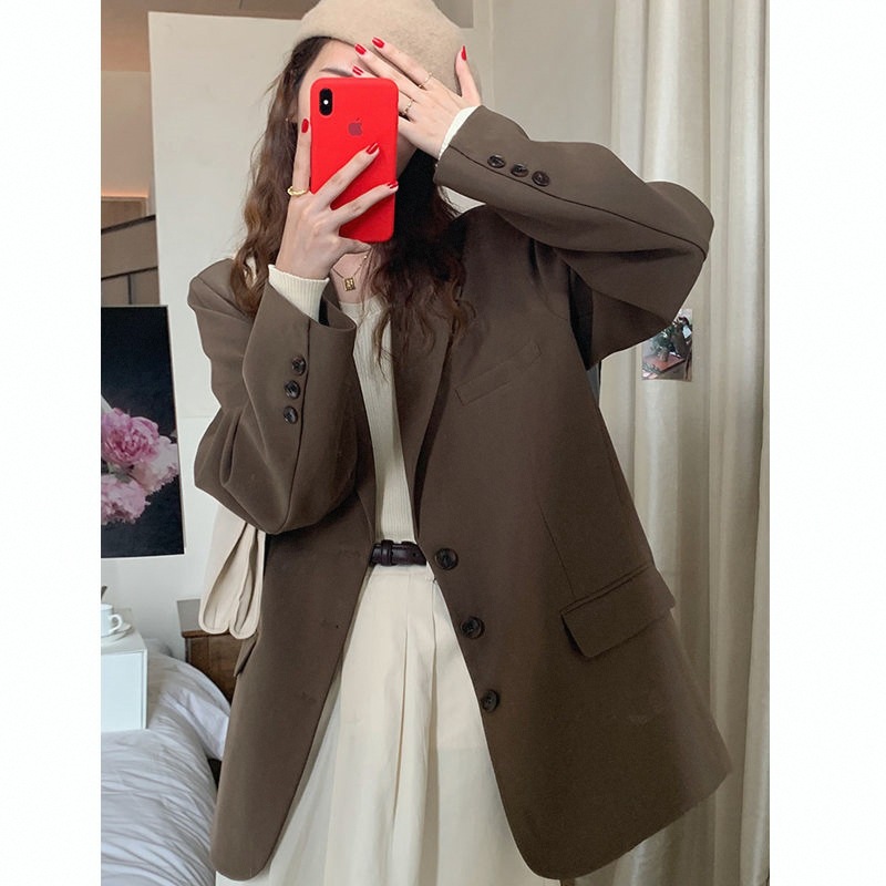L3261Korean-Style Women's Internet Celebrities Suit Tops - Perfect for Spring and Autumn Wear