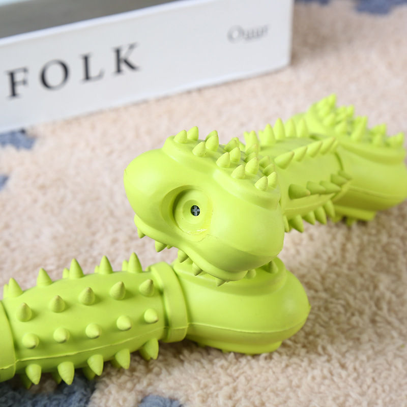pet toy dog bone teddy bear gnawing teeth grinding teeth cleaning teeth macaron chewing teeth stick thorny toy trainer