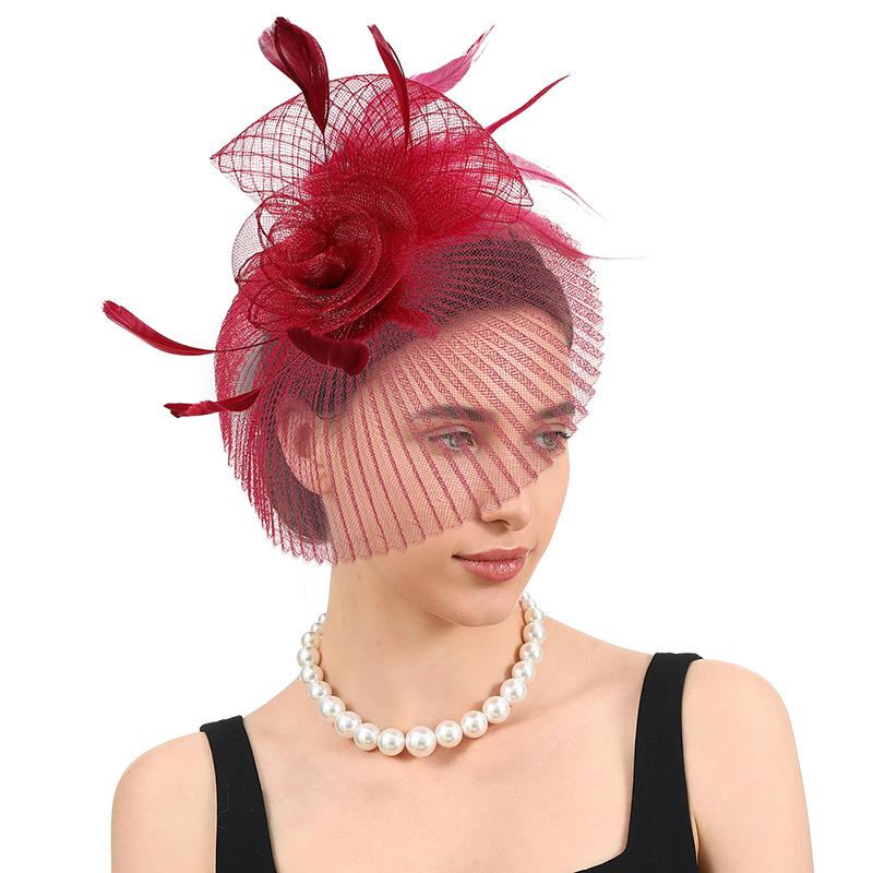 Elegant Fascinator with Feathers - Perfect for Tea Parties, Weddings & Special Events