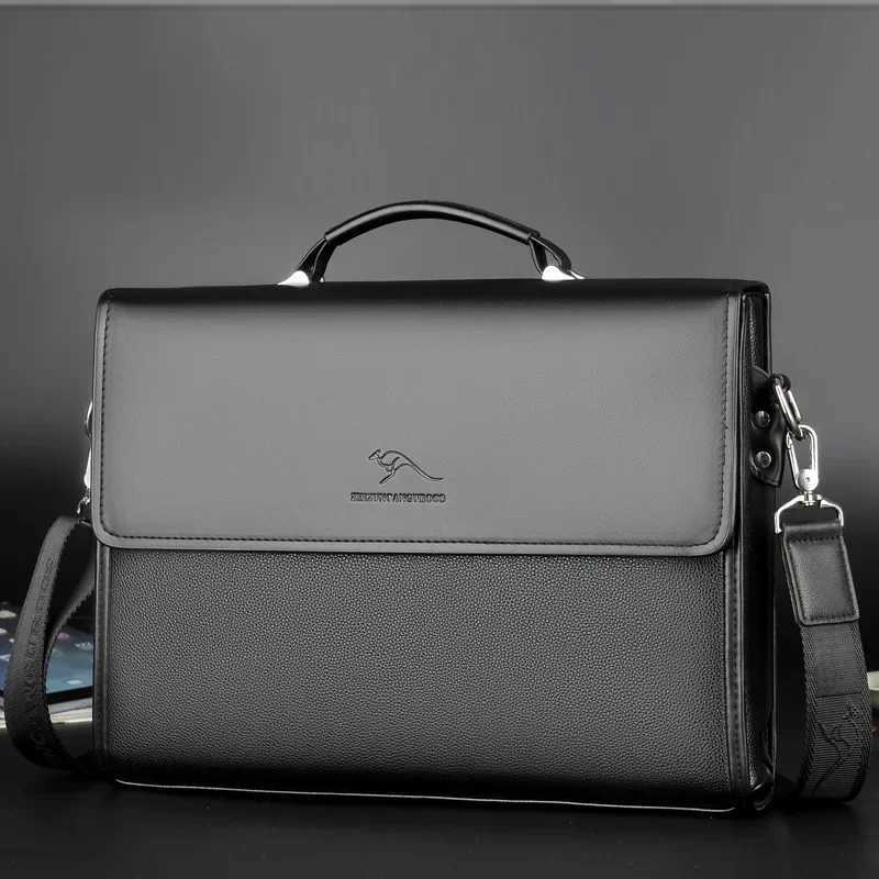 Mens Tote Pu Leather hot Briefcase Handbags for Men Large Man Laptop Bags Business M Shoder Crossbody Bag Designer Z250327