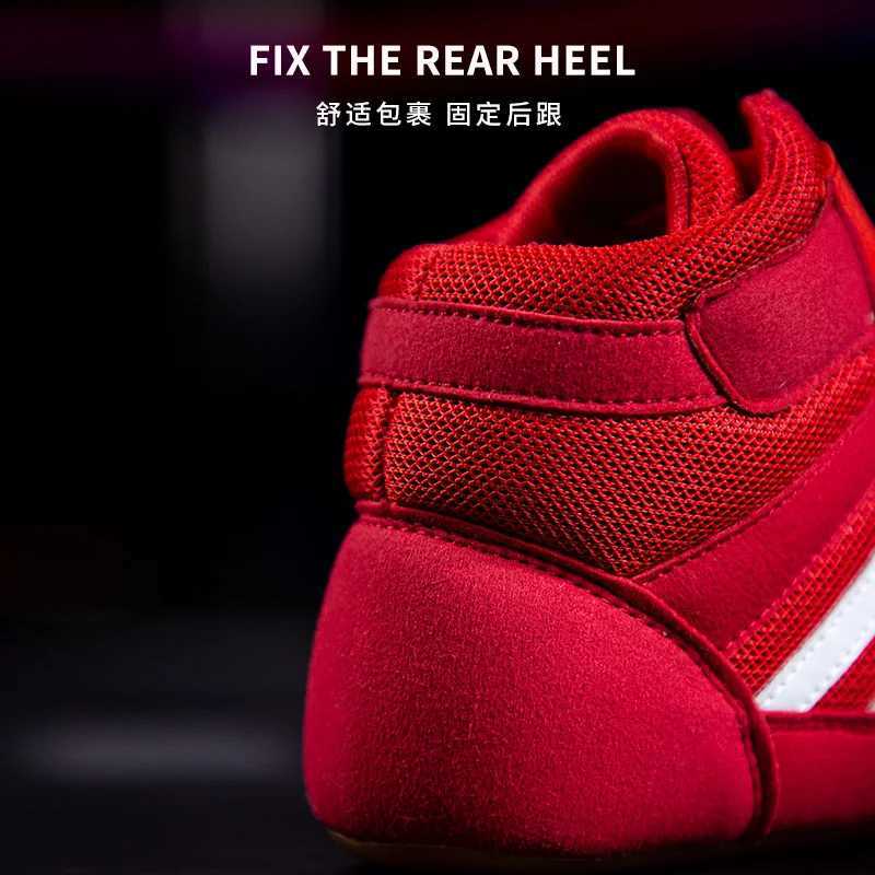 New Arrival Professional mens and womens wrestling boots 5-color boxing shoes couples non slip sports shoes breathable wrestling boots Z250327