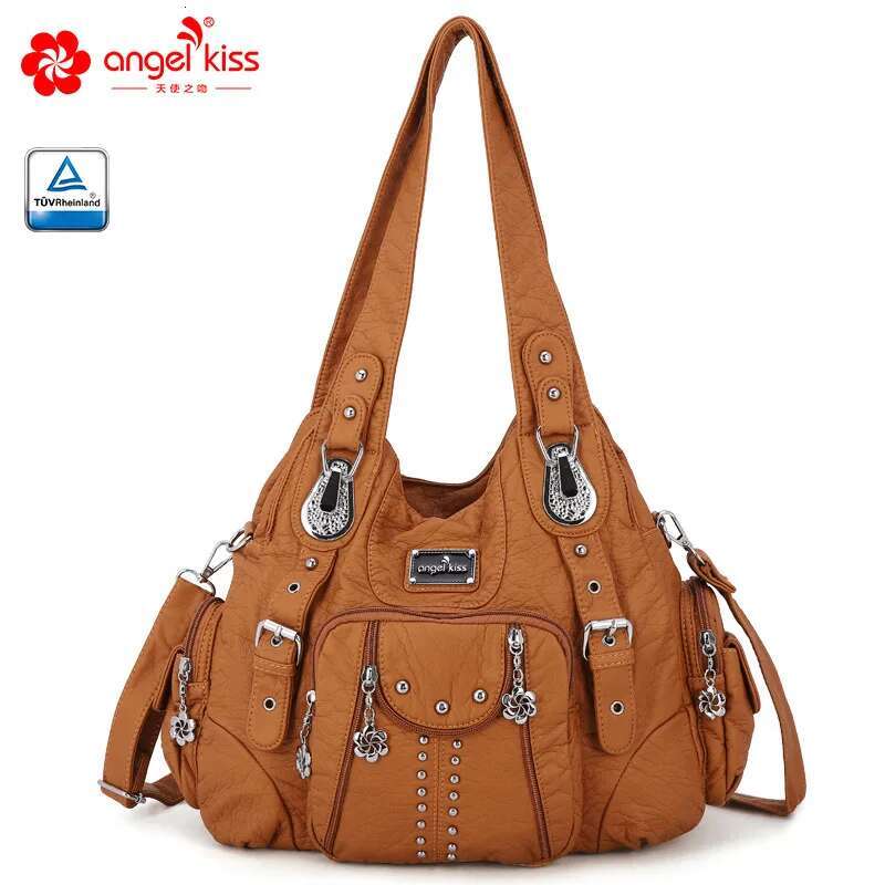Fashion Handbags Women Bags PU Leather Handbag Female Satchel Big-Capacity Shoulder Purse Bag Bolsa Feminina