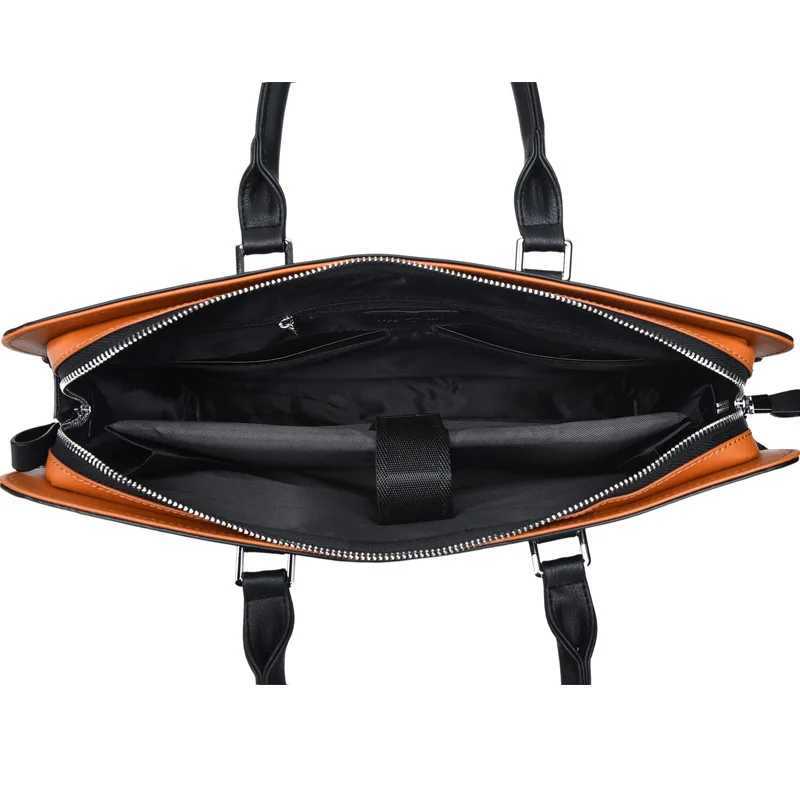 New Free Delivery Men Business Briefcase For Husband Shoder Bag M Laptop Briefcases Bags Large Capacity Mens Handbag Bolso Mujer Z250327 Designer