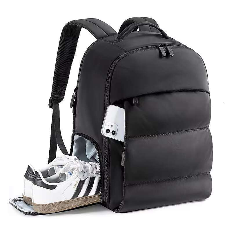 25 Hot Selling Small Nylon Lightweight Fashion Women's Quilted Fluffy Backpack Multi functional Poofy Bag Handbag
