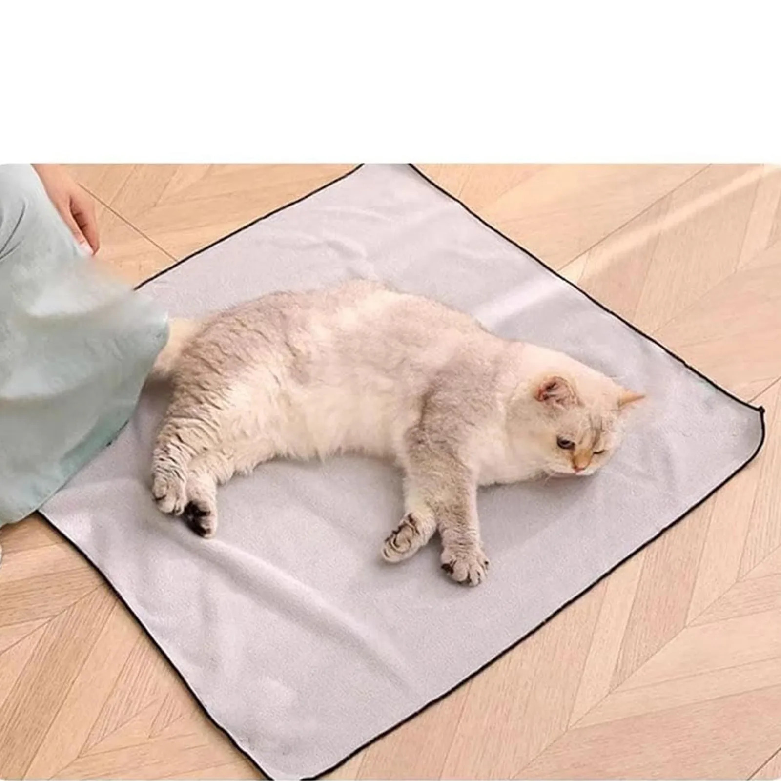 Cat Fixed Fabric Cartoon Printed Self-Adhesive Anti Scratch Anti Bite And Escape Cat Wrap Fabric Pet Grooming Restraint Bag 250326