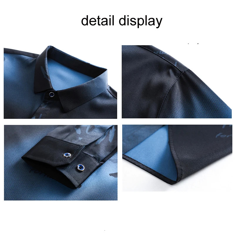Wine red black mens dresses fashion long sleeved slim fit wrinkle resistant soft highquality shirts 250326