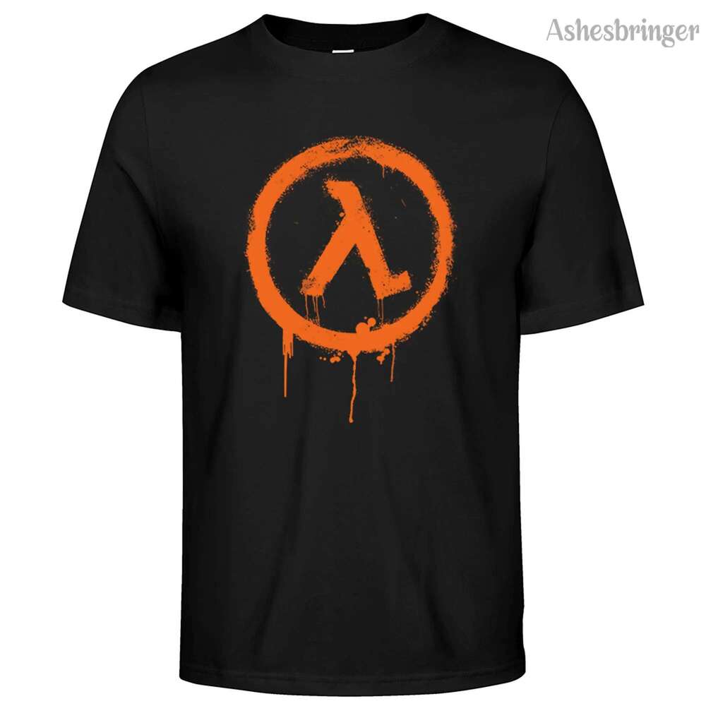 Men s Cotton Round Neck Half Life Printed Pattern T shirt Street Casual Style and Women Top