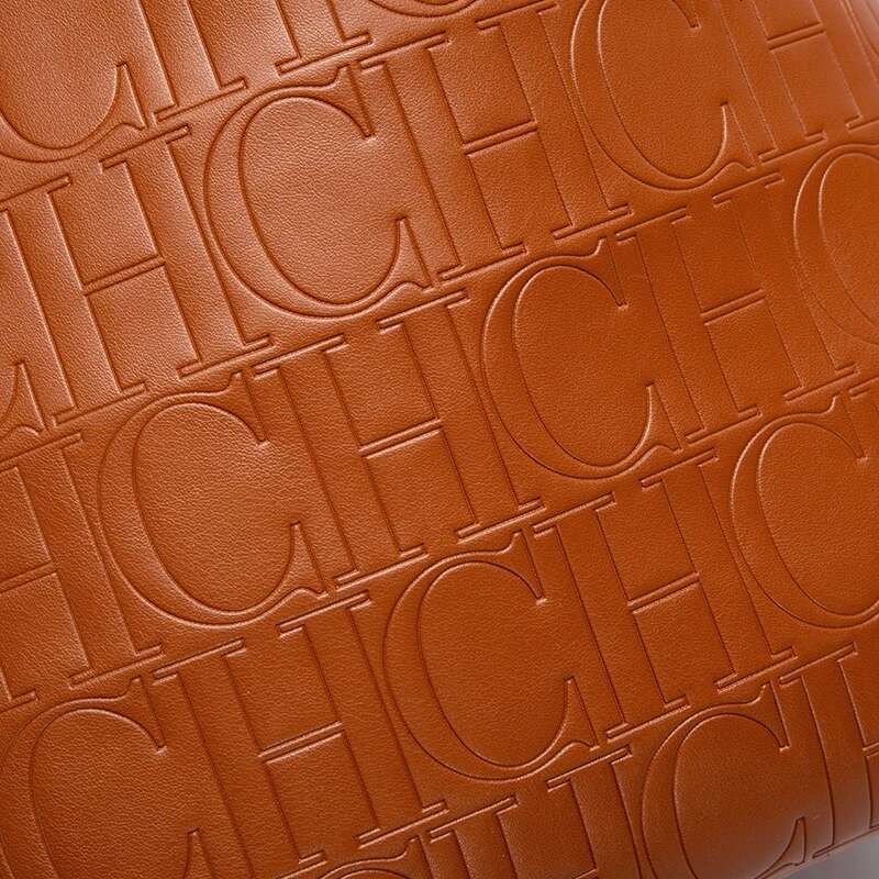 Fashionable Retro Solid Color Shoulder Bag Casual Large Capacity PU Material Women's New Handbag