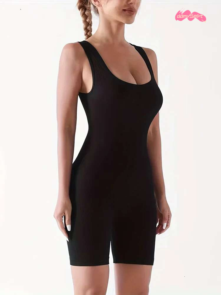 2024 Sexy Women Jumpsuits Shorts Female Sleeveless Sport Romper Bodysuits Summer Yoga Playsuits Skinny Gym Fiess Outfits ddmySept ddmySept