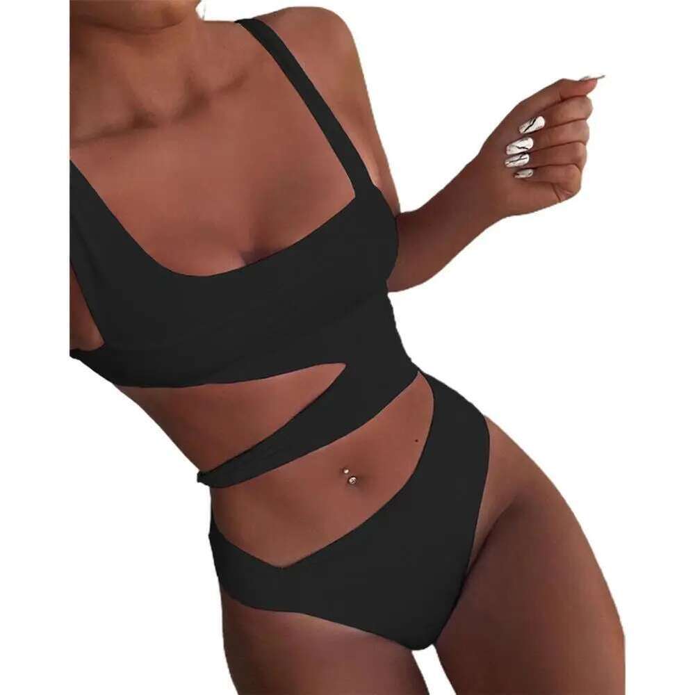 Piece Women One Swimsuit Sexy Stain Resistant Shoulder Strap Bikini Set Slim Fit Push Up Summer Beachwear For Holiday