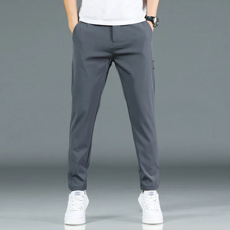 2024 Spring Summer Mens Golf Pants High Quality Elasticity Fashion Casual Breathable Trousers Men Wear 250317