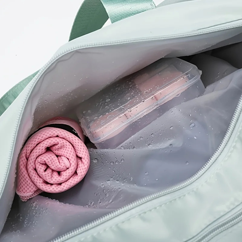 Large Capacity Gym Bag Women Travel Handbag Sports Dry Wet Pocket Swimming Tote Shoulder Weekend Fitness Duffle Yoga Shoes Bags 250326
