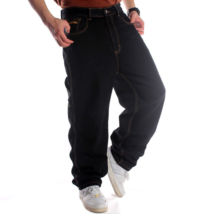 West Coast Street Dance Skateboard Trousers Men's Street Loose Hip Hop Oldschool Jeans