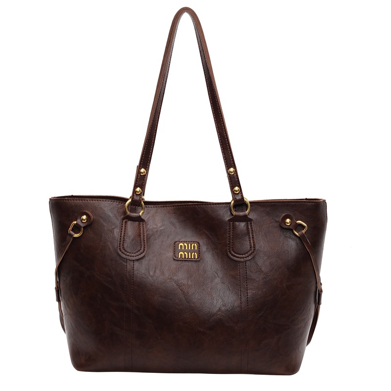 Women's handbag new simple retro large capacity armpit Tote bag women's fashion casual single shoulder crossbody 2025