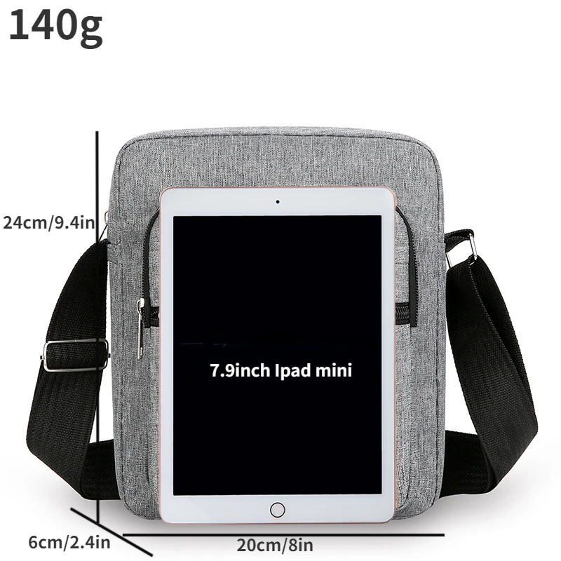 mens cross body bag shoulder messenger travel handbag 250326