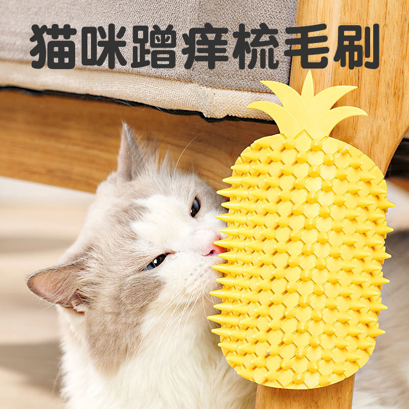 Cat Pineapple Itching Device Multi purpose Table Leg Itching Device Portable Cat Self Relaxation Pet Itching Device##