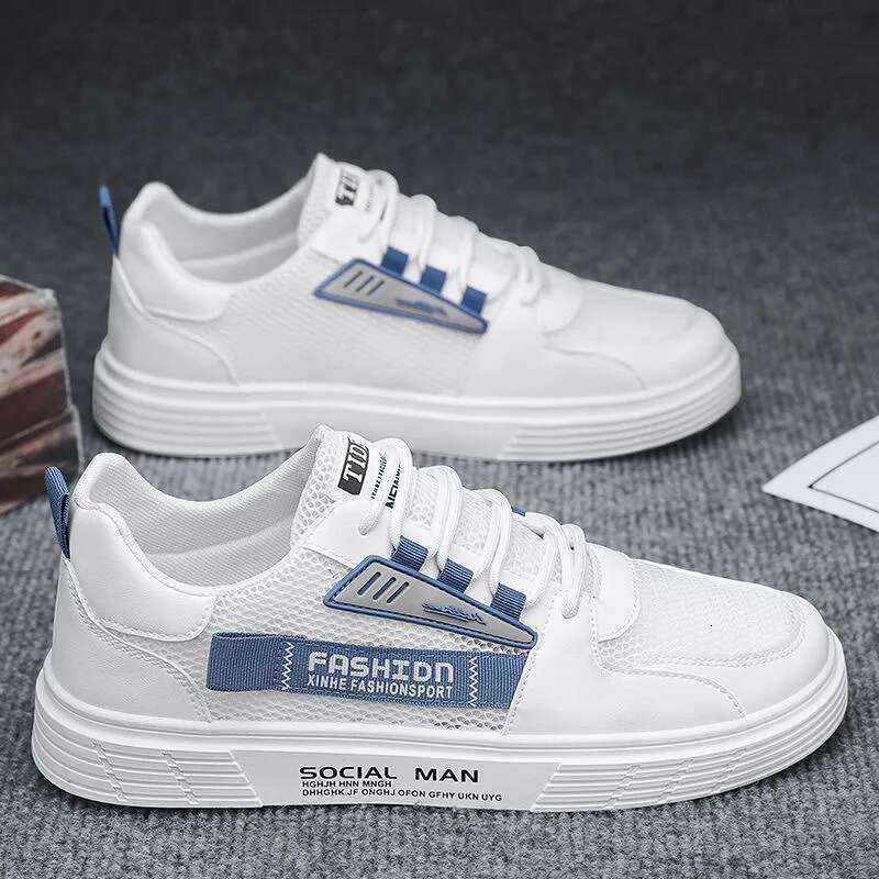 Summer Men Casual Sneakers Outdoor Breathable Comfortable Air Cushion Running Student Boards Shoes Hot Sale Versatile