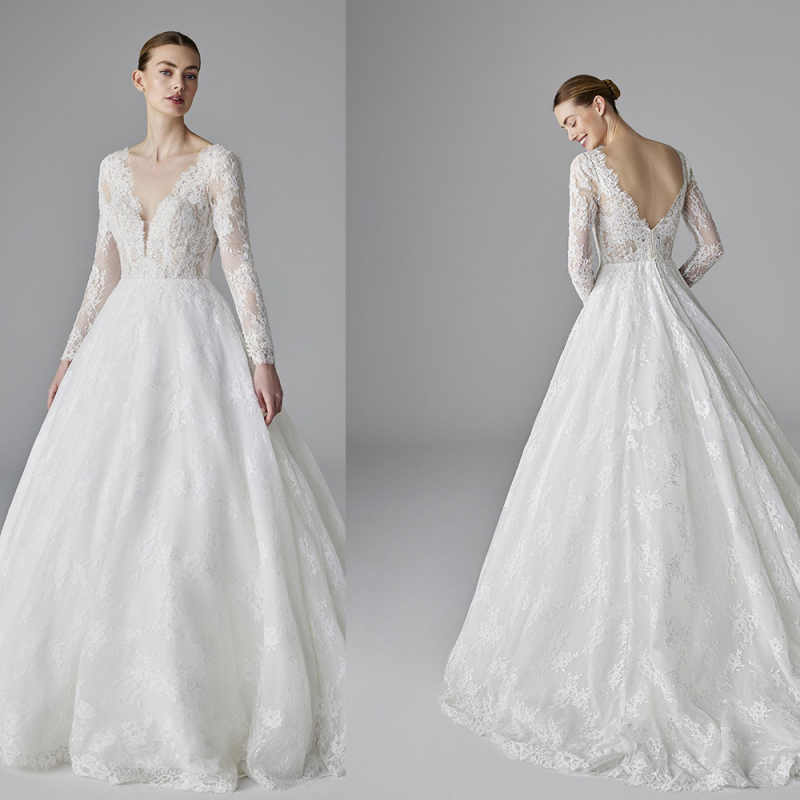 Graceful Bridal Wedding Dresses With Lace Appliques Bridal Gowns Floor-Length Sleeveless Wedding Dresses Plus Size For Special Occasion Vestido de nov