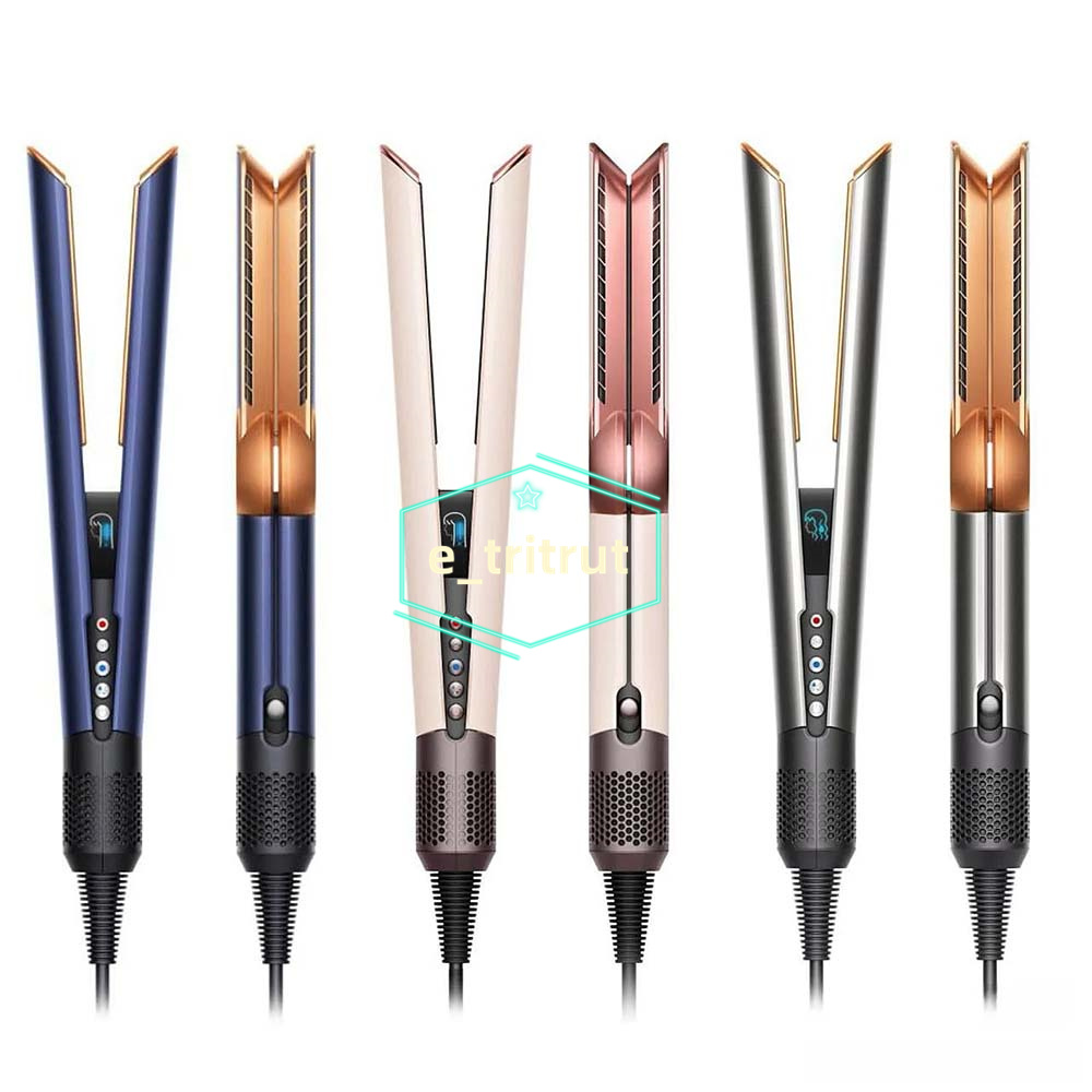 Top Quality Wired Hair Straightener curler Styling Tool EU US UK Plug Design Straighten Hair Salon Styling Fashion Women Curling Tool Hair Curlers Airstrait HT01