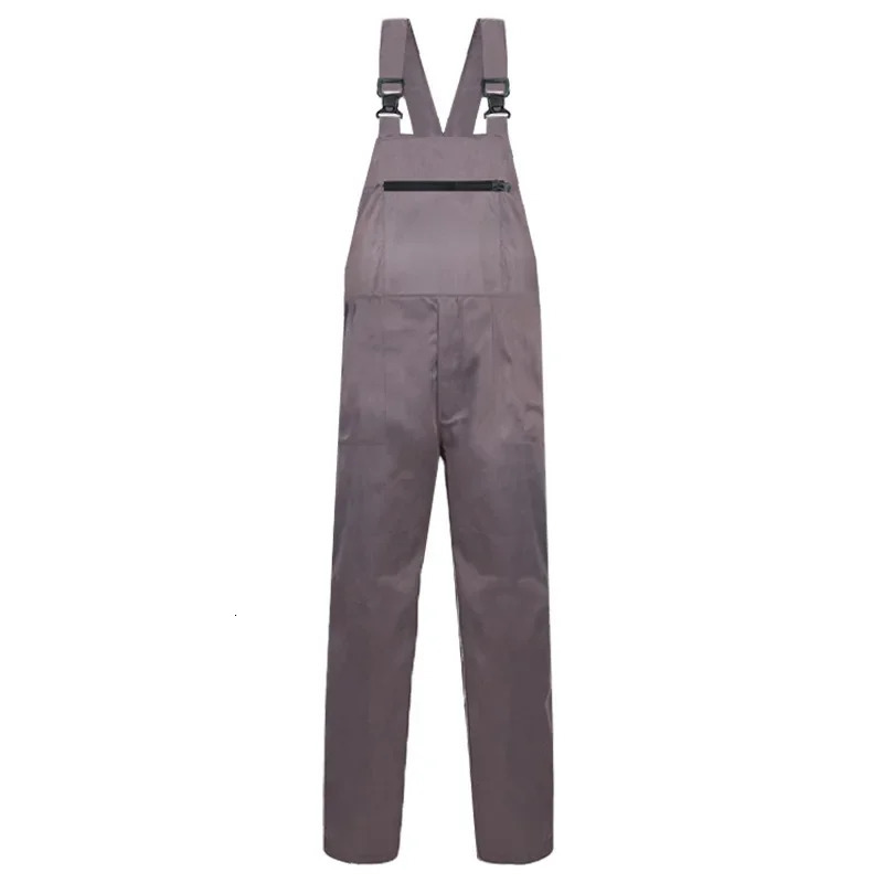 100% cotton bib cover mens workwear plus size M5XL protective sleeveless pants 250326