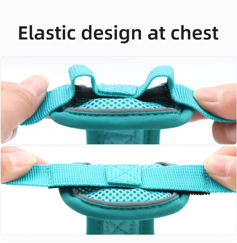 Fashion Reflective Cat Harness and Leash Sets Breathable Mesh Pet Harnesses for Small Dogs Cats Kitten Accessories collier chat 250326