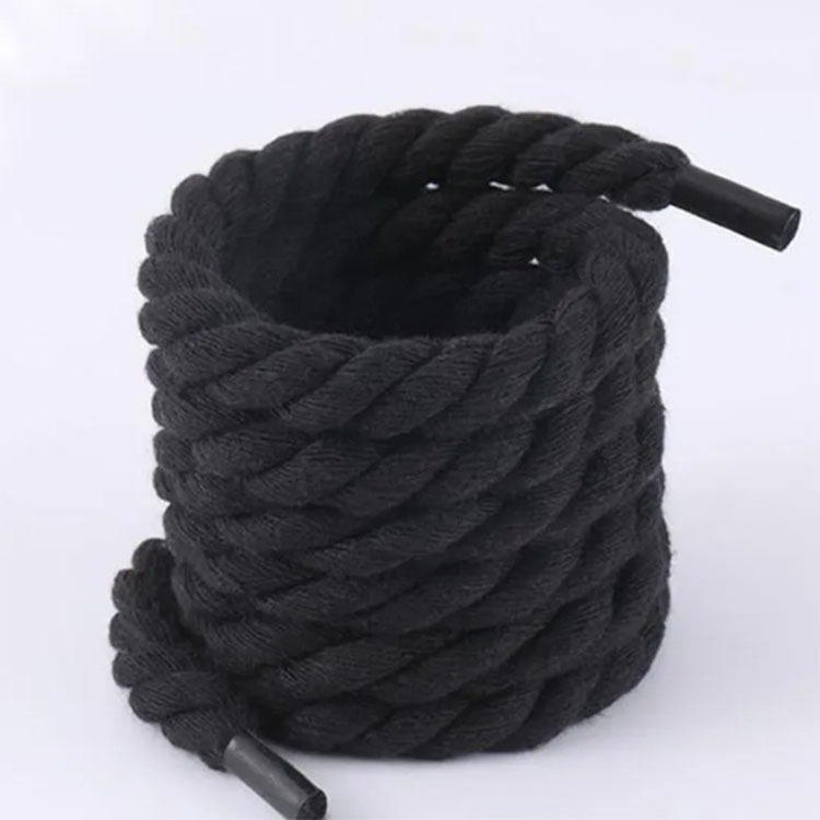 8mm Cotton Linen Twist Weave Shoelaces solid Color Rope Shoes Laces Men Women Trendy Personality kpop Sport Casual Shoestring