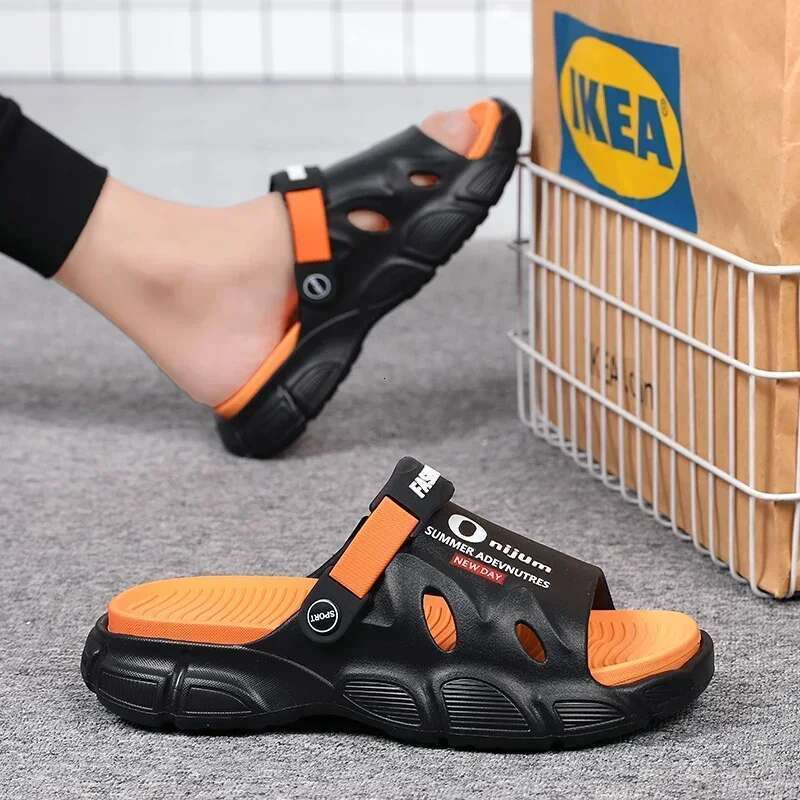 Eva Man Slippers Chef Shoes for Social Shoe Male Beach Sandals Men Sandel Kenner Sandal Mens Soft Sandles Flat