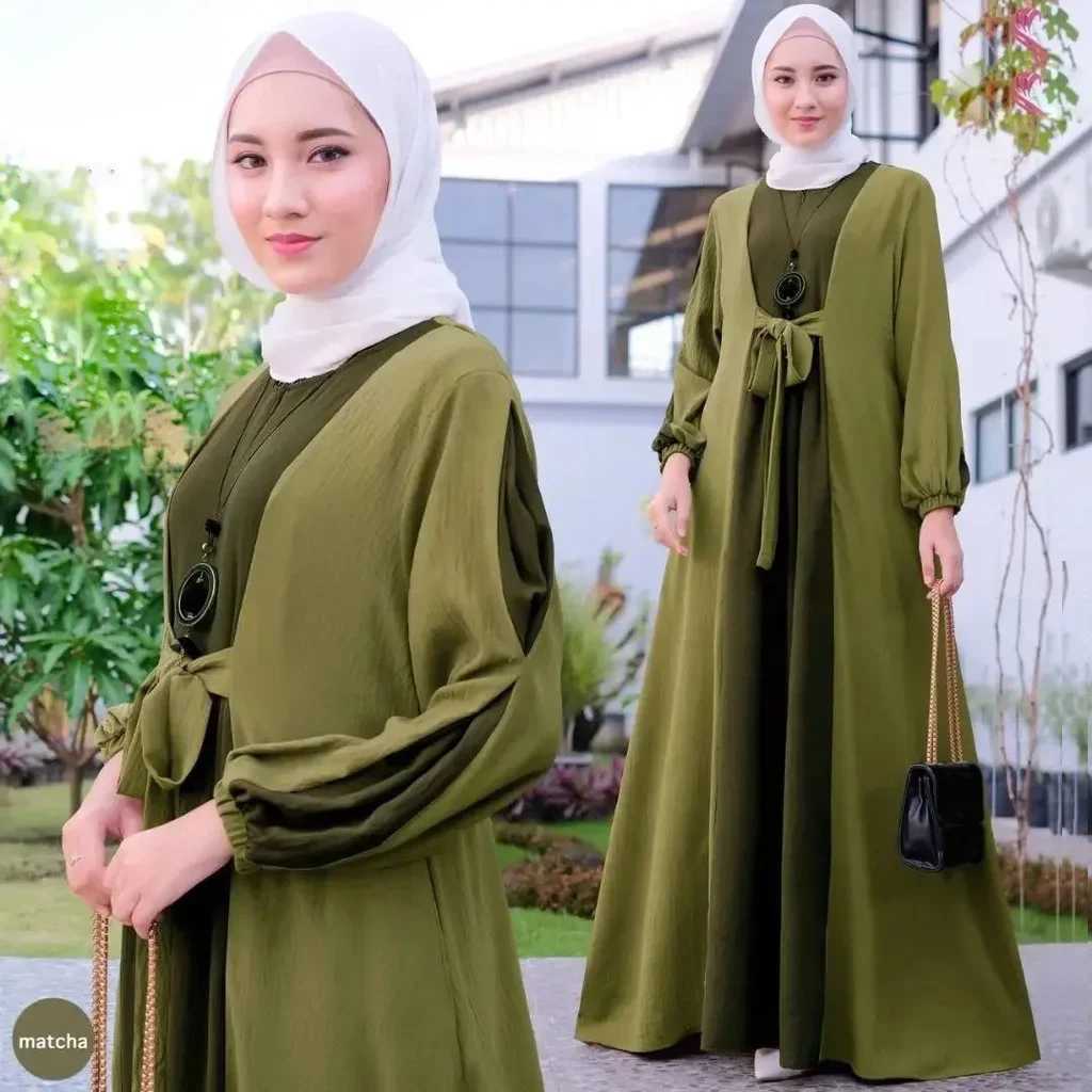Eid Ramadan Mubarak Abayas for Muslim Women Long Slve Dresses Turkey Kaftan Dubai Islamic Arabic Robe Femme Musulmane Vestido X250514