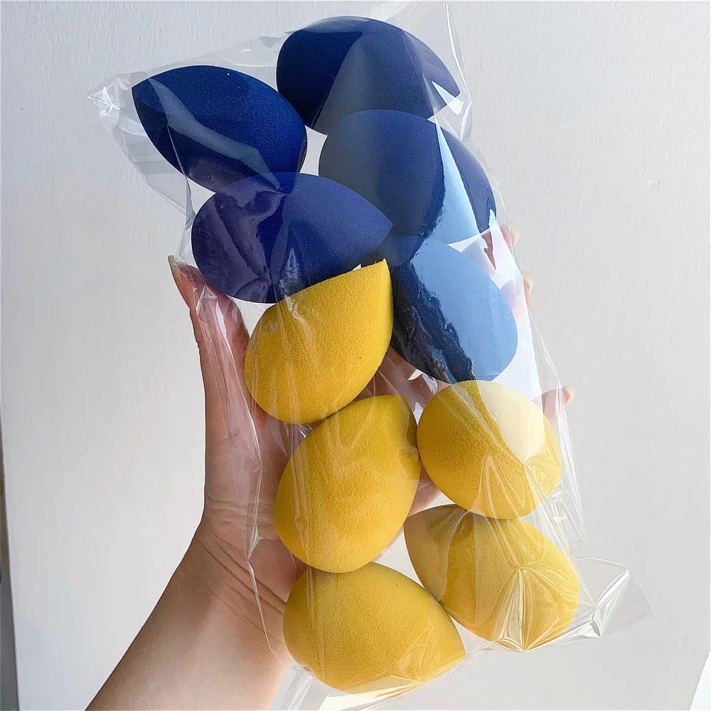 10 PCS Makeup Sponge Set Korean Cosmetics instruments Powder Puff Foundation Make-up for women Makeup tools Blender 250317