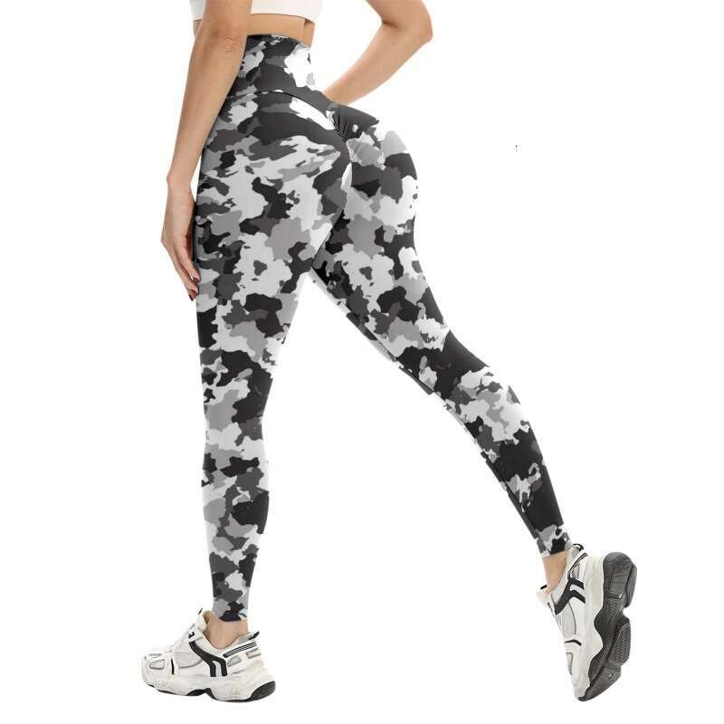 Women Yoga Pants Women S High Waisted And Hip Lifting Camouflage Leopard Print Yoga Sports Pants Leggings Women S Leggings