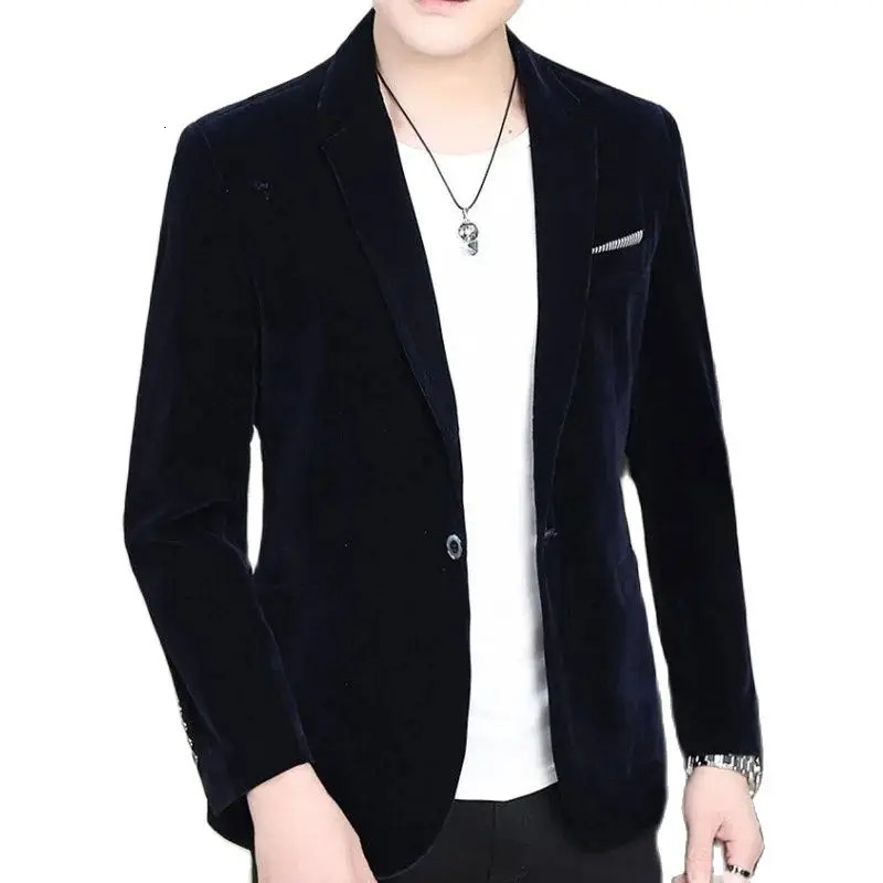 explosive single suit for spring casual and fashionable all soft comfortable mens clothing 250326