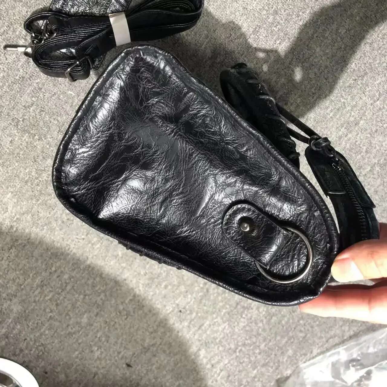 Large Capacity Tote For Women Designer City Motorcycle Shoulder Bag 2024 Autumn And Winter Handbag Splicing Crossbody