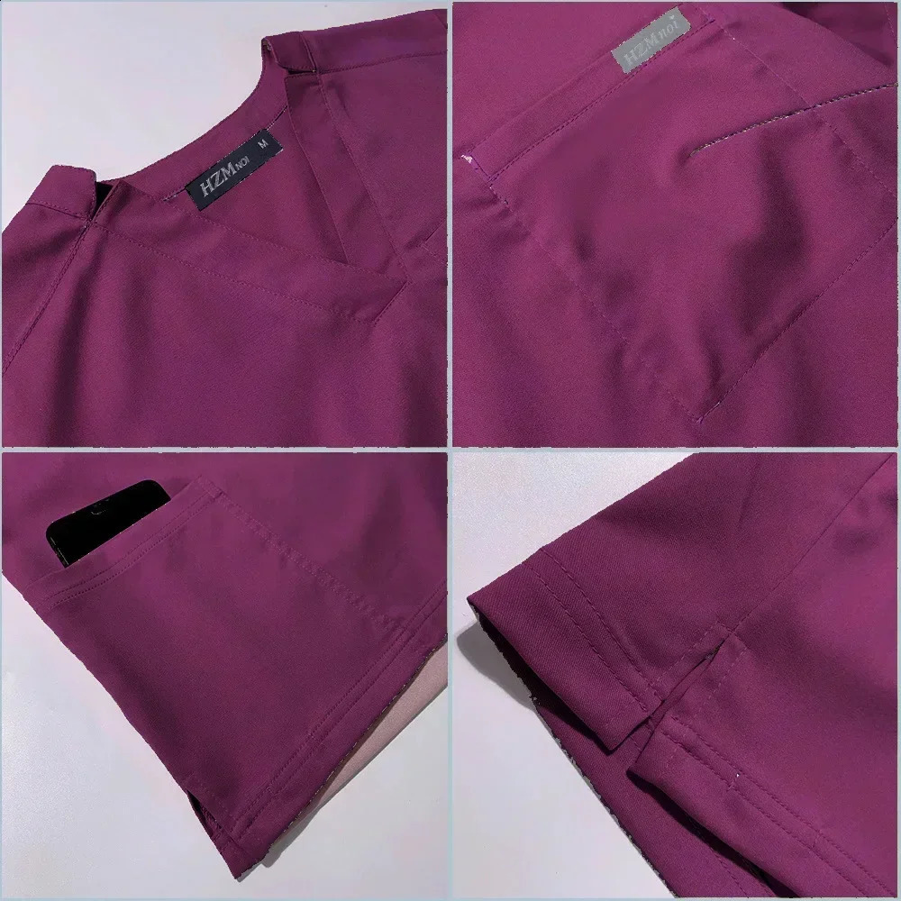 uniform breathable top jogging set unisex beauty institution frosted womens pet store veterinary care accessories 250326