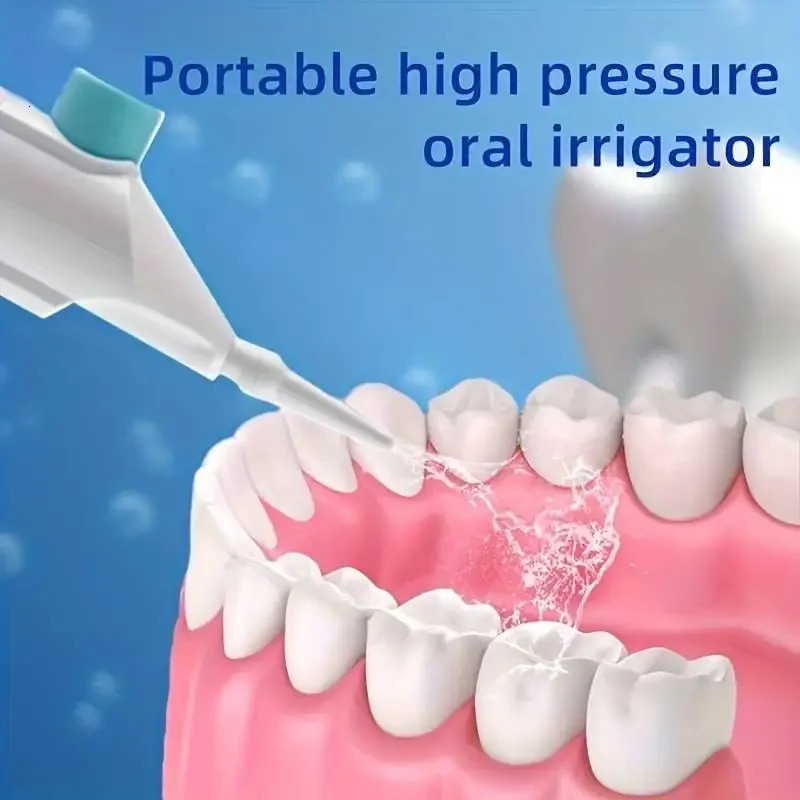 Household highpressure oral irrigator portable teeth cleaning water dental floss manual toothpick 250325