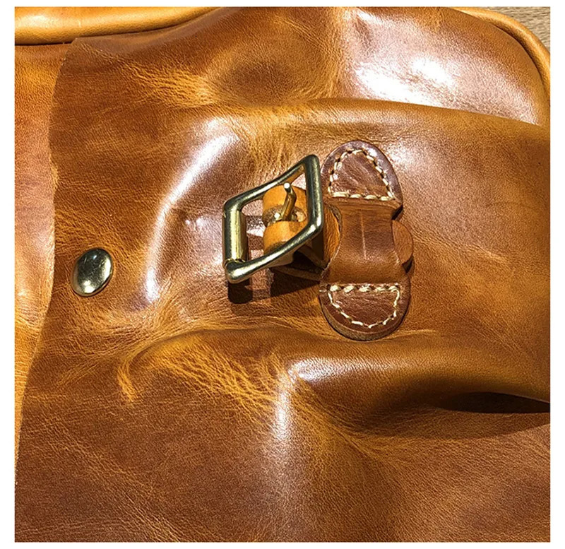 PNDME y natural leather mens messenger bag casual retro ner real cowhide outdoor handmade brown shoulder 250326
